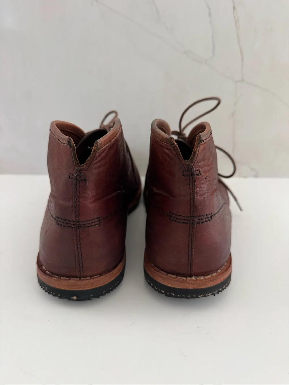Timberland WODEHOUSE Brown Leather Chukka Boots Men 9 Casual Lace Up